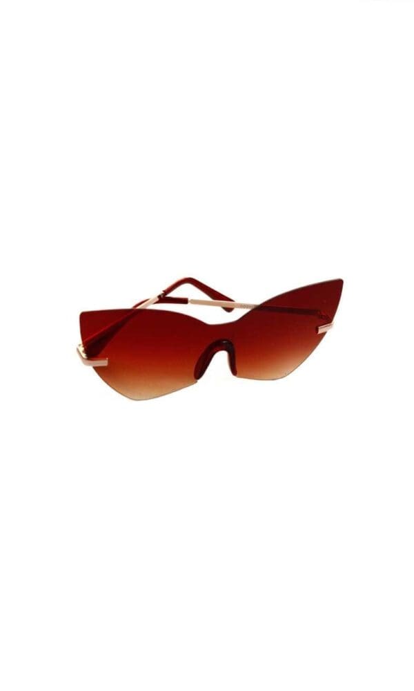 'Naomi' Frameless Cat-Eye Sunglasses